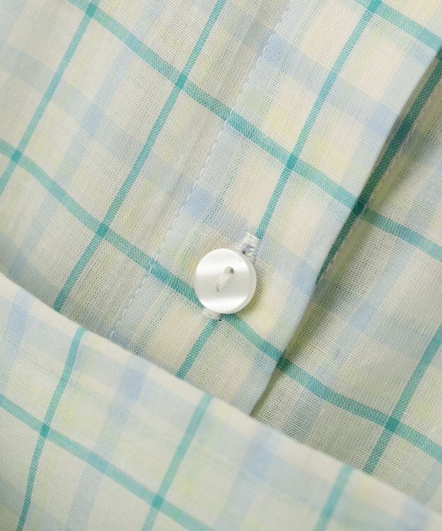 earth music&ecology 【予約】【綿100％】SET2点エプロンライクビスチェ＋シャツ グリーン