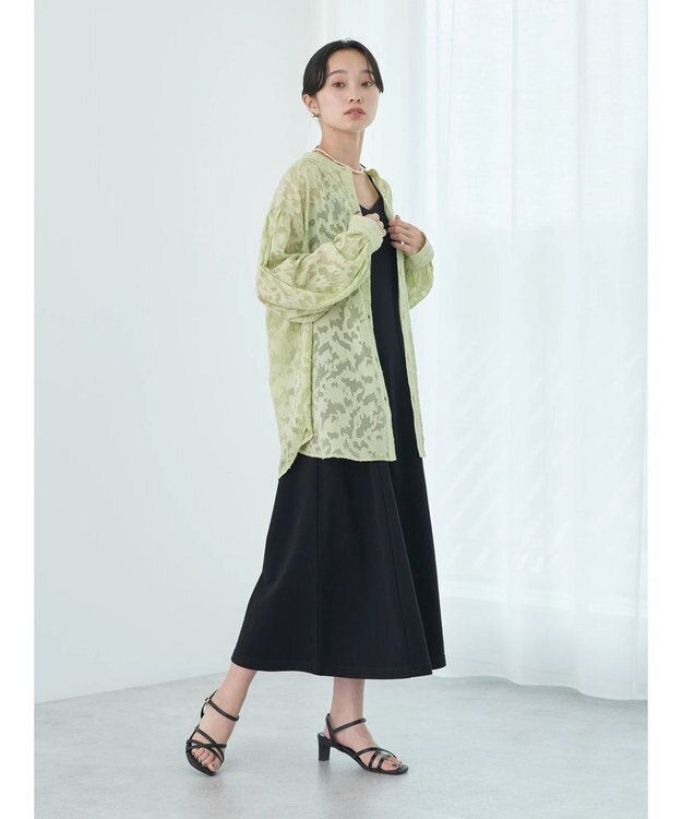 earth music&ecology スウェットキャミワンピース Black