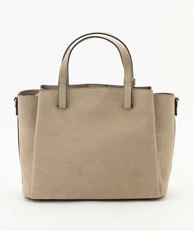 LA BAGAGERIE 【MONICA】ボウタイリボンハンドバッグ ライトベージュ