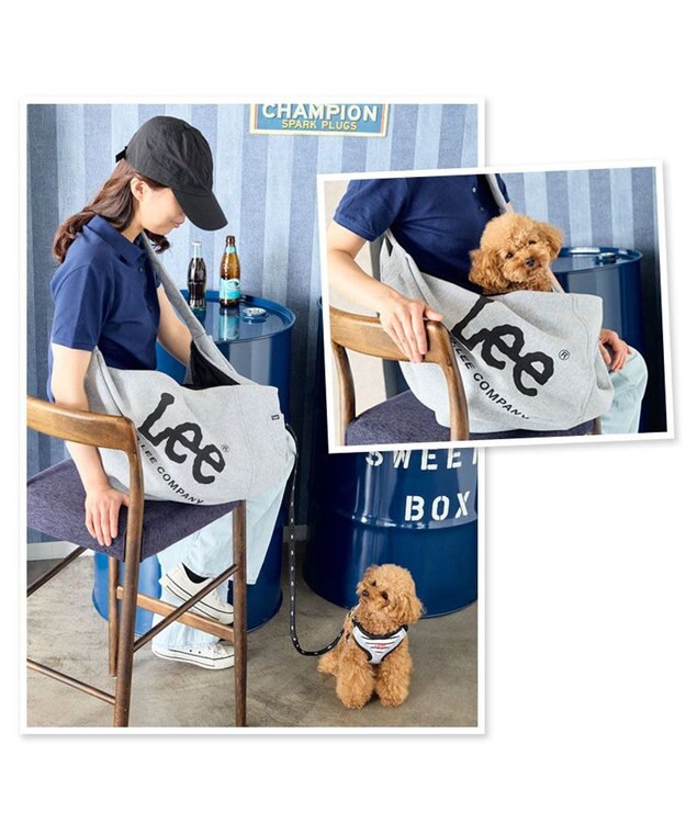 PET PARADISE Lee スリングバッグ Ｍ 小型犬 グレー