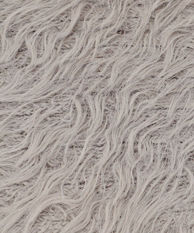 NAVE 【ReNAVE・洗える】メルティーシャギーニット ストール ライトグレー系