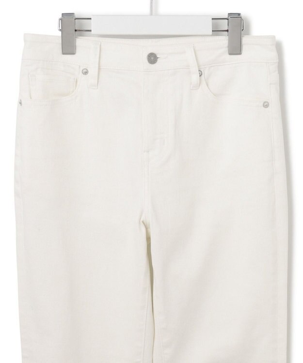 23区 L 【SLOW/洗える】SLOW DENIM タイトストレート デニム ホワイト系