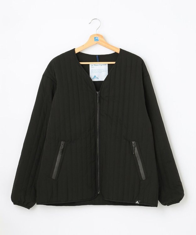 SHARE PARK LADIES 【UNISEX】キルティング蓄熱中綿 Ｖカーディガン（Mサイズ） ブラック