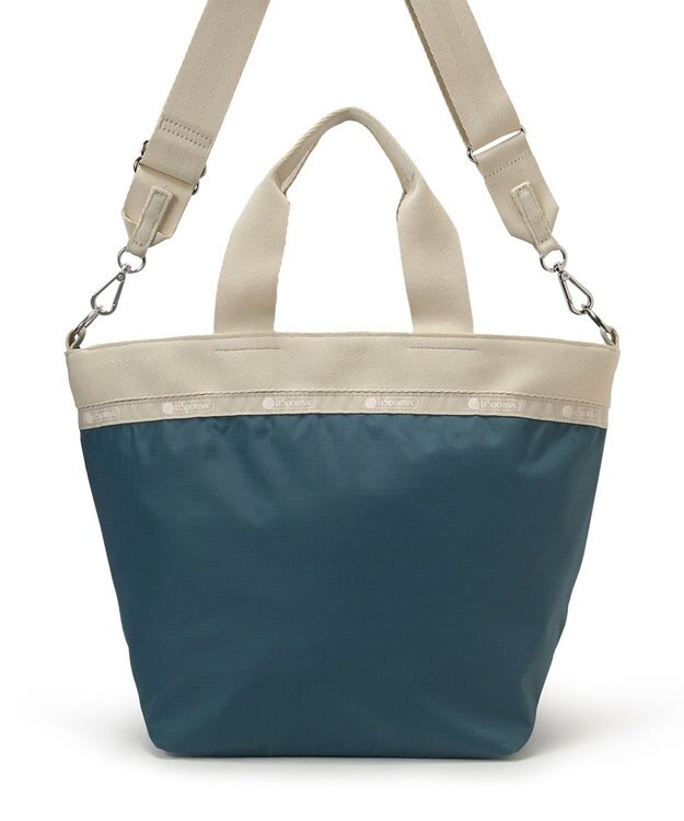 LeSportsac BUCKET TOTE/ブルーインディゴ/ベージュ ブルーインディゴ/ベージュ