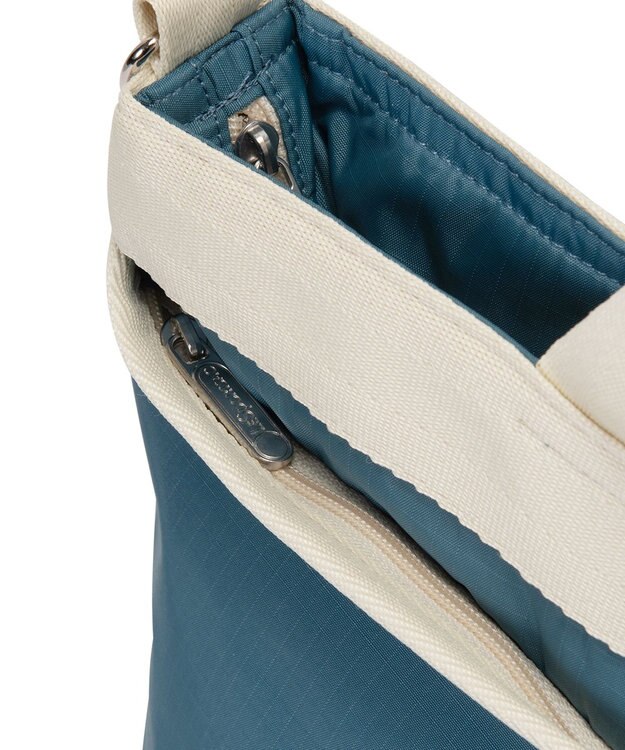 LeSportsac BUCKET TOTE/ブルーインディゴ/ベージュ ブルーインディゴ/ベージュ