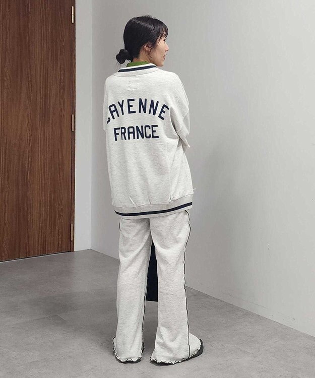 CRAFT STANDARD BOUTIQUE 【ユニセックス】裏毛ハーフジップスウェット Oatmeal