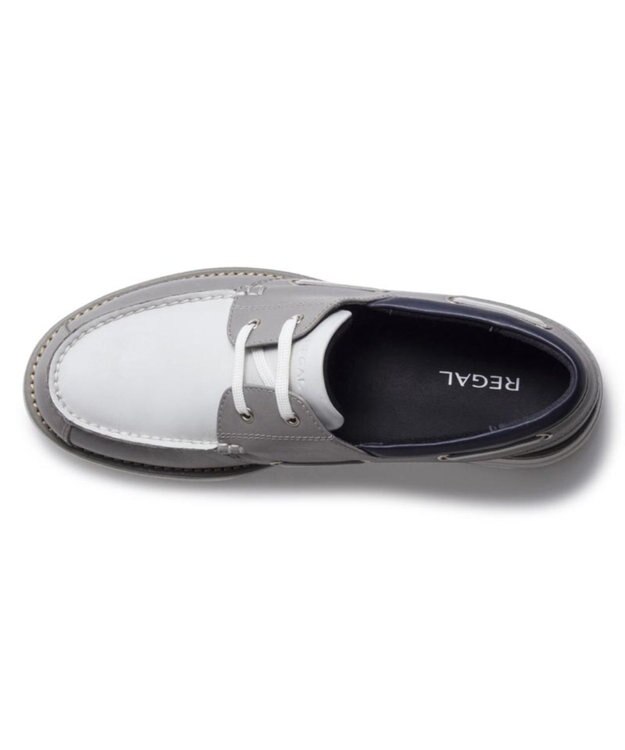 REGAL FOOT COMMUNITY 【リーガルメンズ】80KL デッキタイプシューズ カジュアルシューズ グレーコンビ