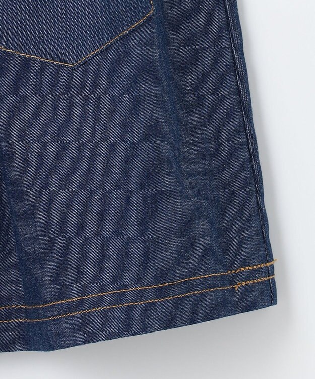 組曲 KIDS 【80-100㎝】デニム ジャンパースカート ブルー系