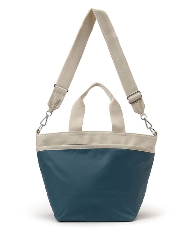 LeSportsac BUCKET TOTE/ブルーインディゴ/ベージュ ブルーインディゴ/ベージュ