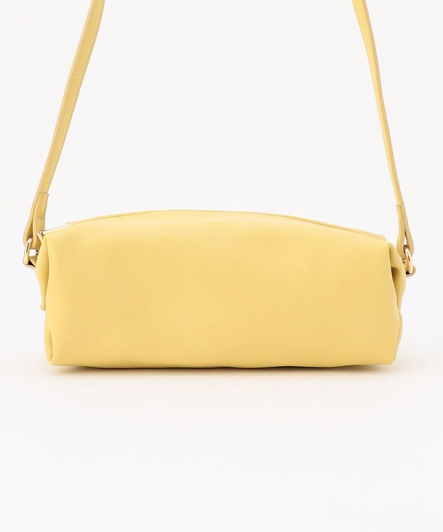 ANY 筒形ショルダーバッグ イエロー