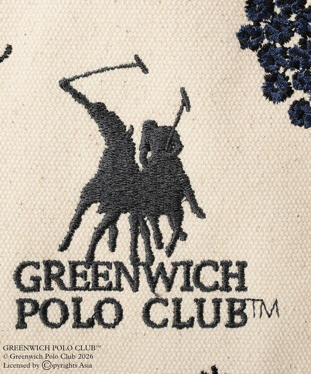 Green Parks GREENWICH POLO CLUB(TM)トート Ecru