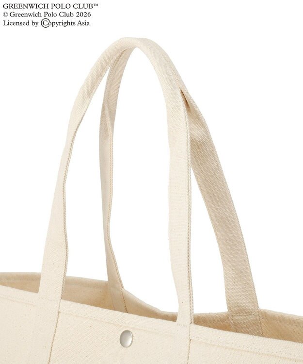 Green Parks GREENWICH POLO CLUB(TM)トート Ecru