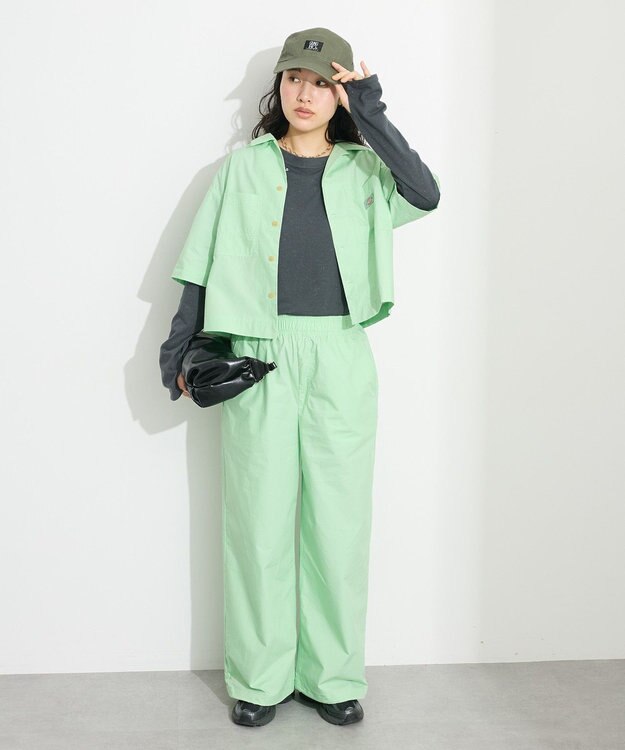 CRAFT STANDARD BOUTIQUE ラメ天竺刺繍ロンTEE Charcoal Gray