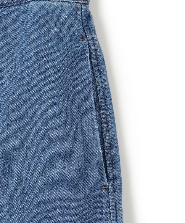 J.PRESS YORK STREET 【WOMEN】ソフトデニムスカート ダルブルー系