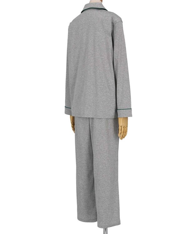 une nana cool 【綿100％】シルケットスムースパシャマ　ＭＡＤＥ　ＷＩＴＨ　ＬＩＢＥＲＴＹ　ＦＡＢＲＩＣ GY