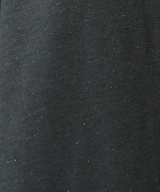 CRAFT STANDARD BOUTIQUE ラメ天竺刺繍ロンTEE Charcoal Gray