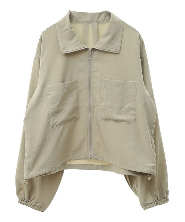 Green Parks ライトＺＩＰシャツブルゾン Olive