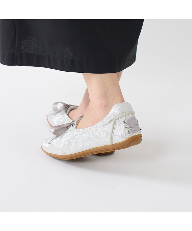 MODE ET JACOMO <MODE ET JACOMO>バレエスニーカー シルバーキジ