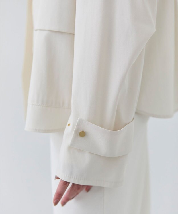 BEIGE， 【Precious 4月号掲載】IBERIS / スタンドカラーブルゾン Ecru