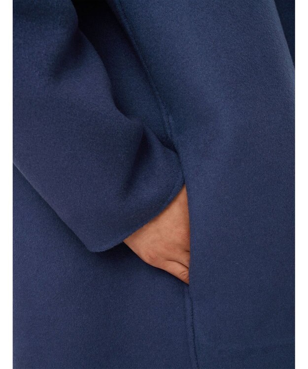 JOSEPH ダブルフェイスリバーシブル　ロングコート Faded Sky/Harbour