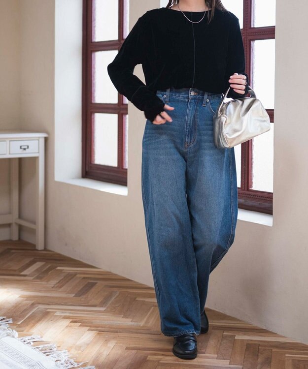 WEGO シアーベロアトップス ブラック