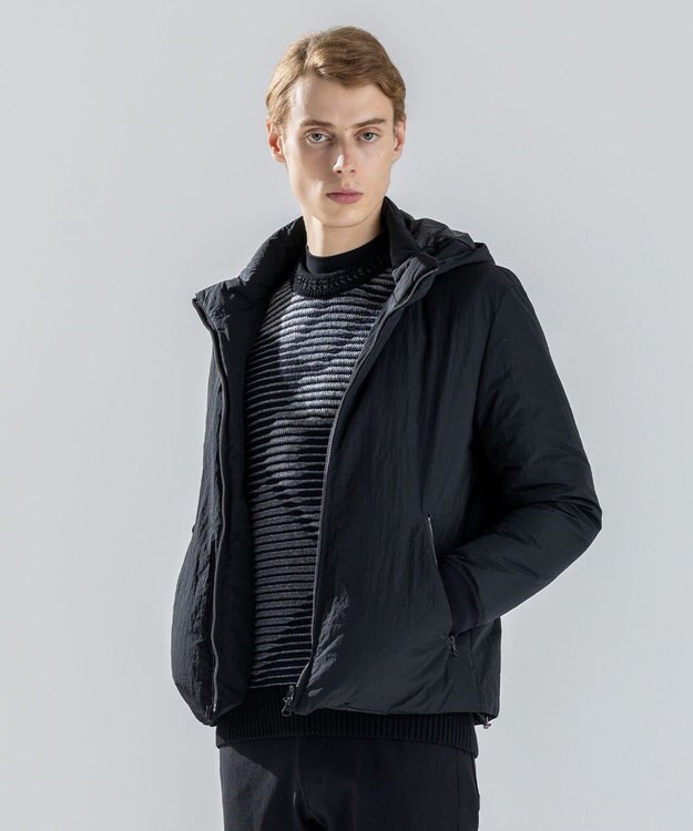 JOSEPH HOMME 【新素材】スリークエアーナイロン　ADSダウンブルゾン ブラック系