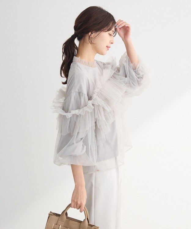 Green Parks ・ＥＬＥＮＣＡＲＥ　ＤＵＥ　チュールドッキングブラウ Light Gray