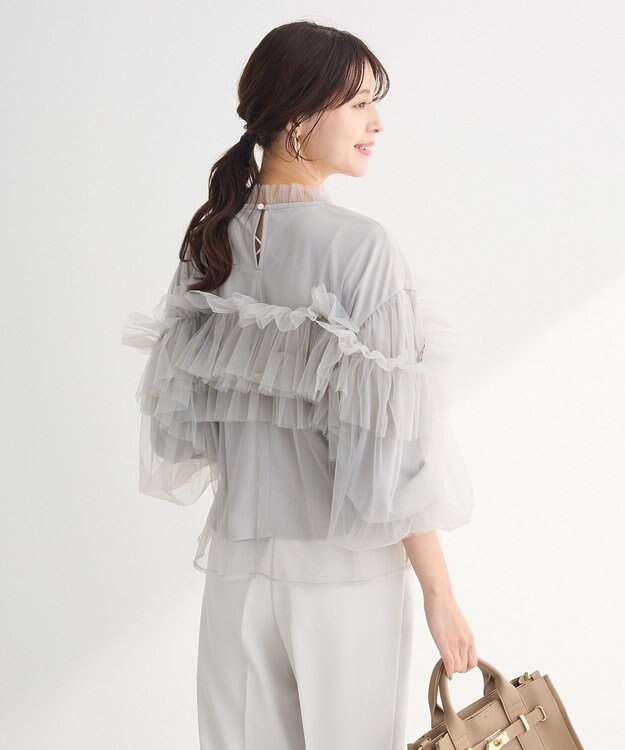 Green Parks ・ＥＬＥＮＣＡＲＥ　ＤＵＥ　チュールドッキングブラウ Light Gray