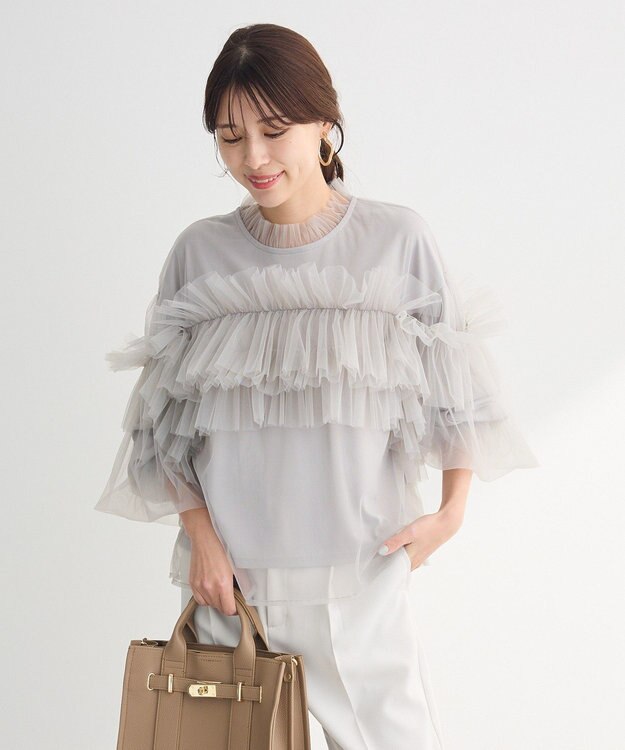 Green Parks ・ＥＬＥＮＣＡＲＥ　ＤＵＥ　チュールドッキングブラウ Light Gray