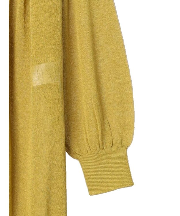 Green Parks 接触冷感ロング丈カーデ Yellow