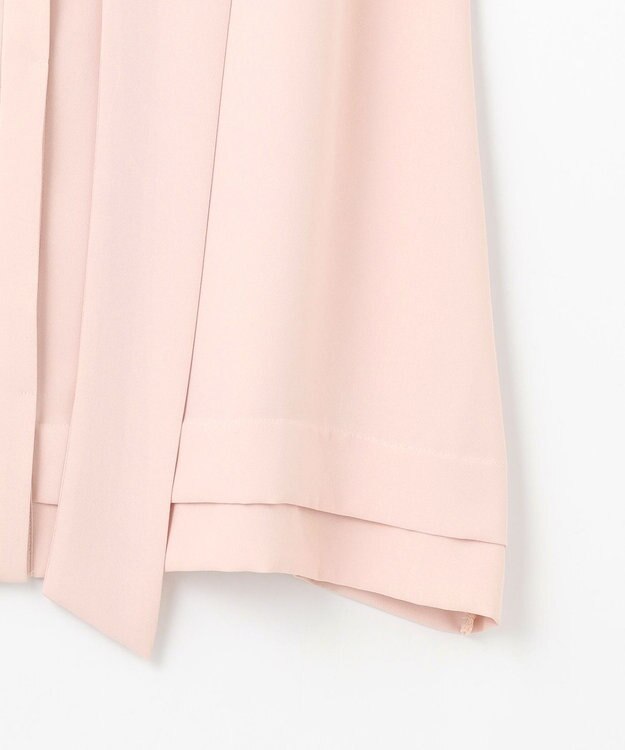 組曲 L 【KUMIKYOKU NAVY】ジョーゼットシフォン2WAY ボウタイブラウス ベージュ系