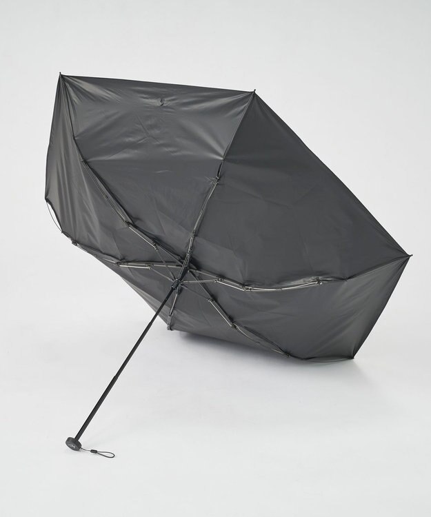 MOONBAT 【遮光100％/超軽量/耐久性】マジで軽い傘 晴雨兼用 折りたたみ日傘 マジカルテックプロテクション Tough W rib 55cm ブラック