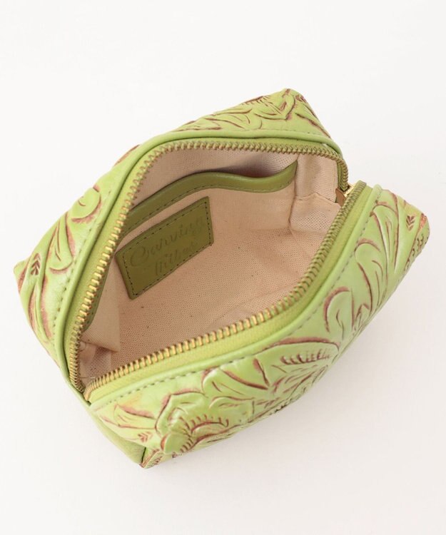 GRACE CONTINENTAL cp_SquarePouch ライトグリーン