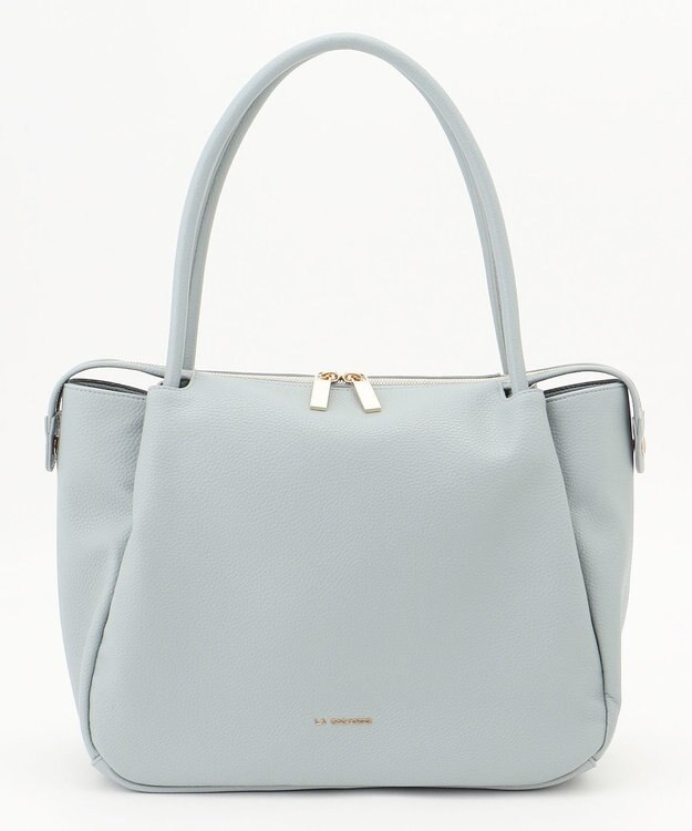 LA BAGAGERIE ブリッジトートバッグ Mサイズ ライトブルー
