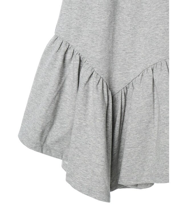 earth music&ecology ウラケ裾フリルスカート Gray