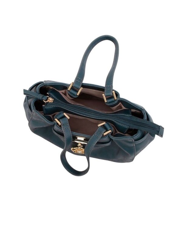 CLATHAS ポルサ 2WAYハンドバッグ ダークグリーン