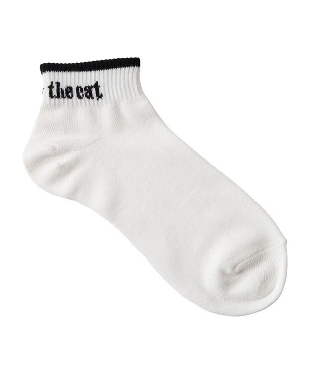 WEGO ラインロゴショートソックス ホワイト