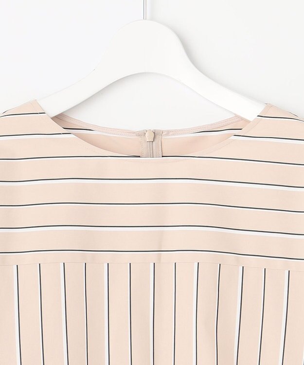 自由区 【XSサイズ～/洗える】SOMELOSシャーティング プルオーバーブラウス ベージュ系1