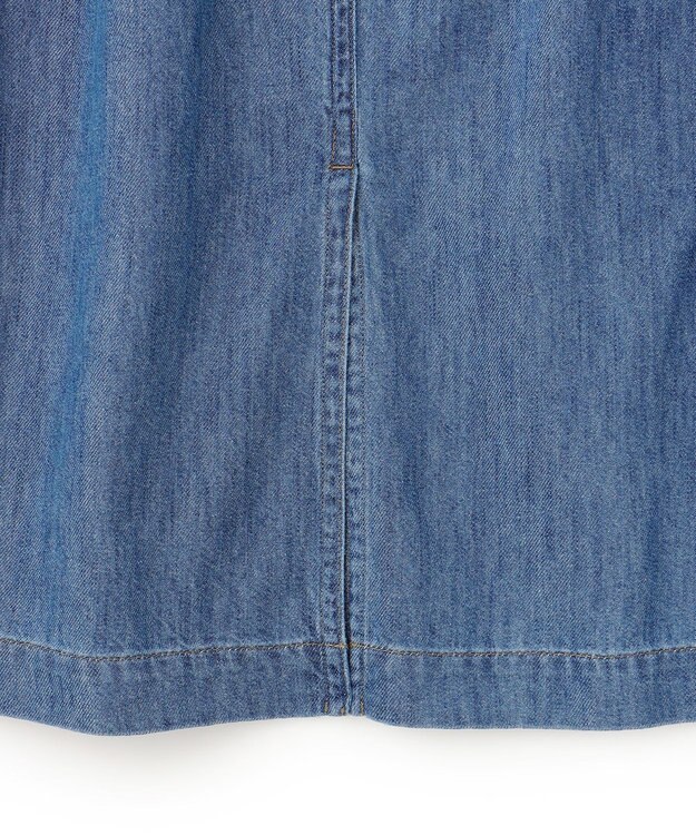 J.PRESS YORK STREET 【WOMEN】ソフトデニムスカート ダルブルー系