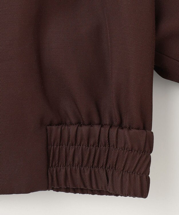 NAVE 【Nave　洗える】バルキーツイル ジップアップブルゾン ダークブラウン系