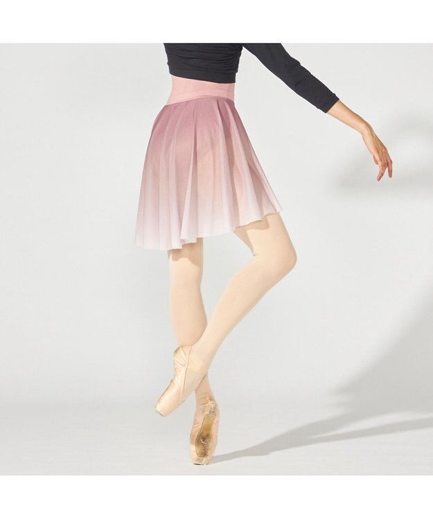 Chacott スカート アンティックローズグラデーション