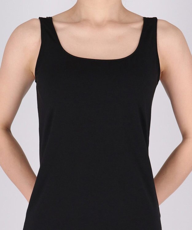 WACOAL カップ付きインナー 【ハグするブラトップ】 肌にとけこむフィット感 バストの立体感をキープ 洗濯機洗い(ネット使用)可能 レディース CLB759 /ワコール ブラック