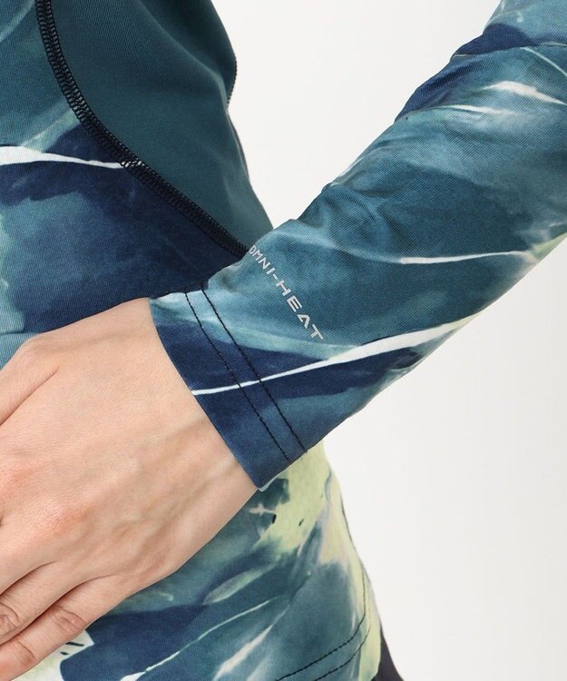 Columbia Columbia/ ウィメンズオムニヒートインフィニティロングスリーブトップ /コロンビア Everblue Snowflight