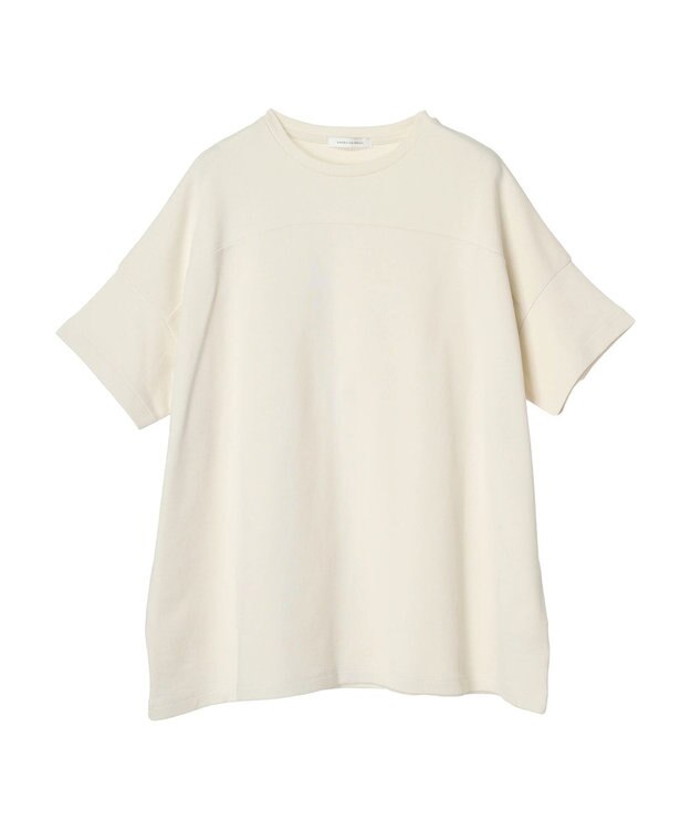 AMERICAN HOLIC ミニ裏毛ポンチョチュニック1 Ivory