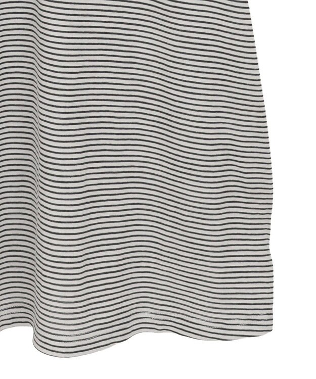 AMERICAN HOLIC 【2点セット】レイヤードボーダーＴワンピース Black