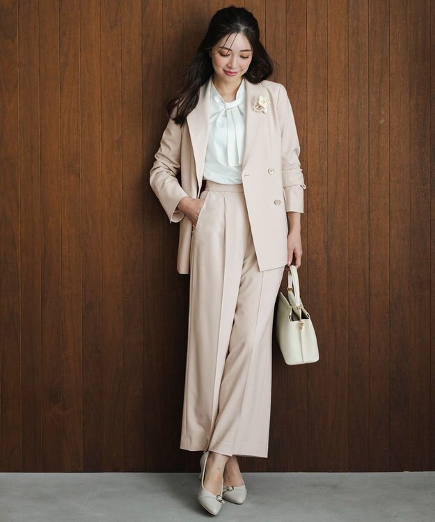 ANY SIS 【4WAY】長袖 ボウブラウス オフ