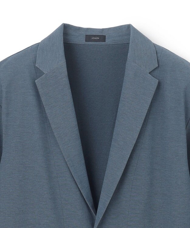 JOSEPH HOMME ハイゲージモックロディ　カットソージャケット ダルブルー系