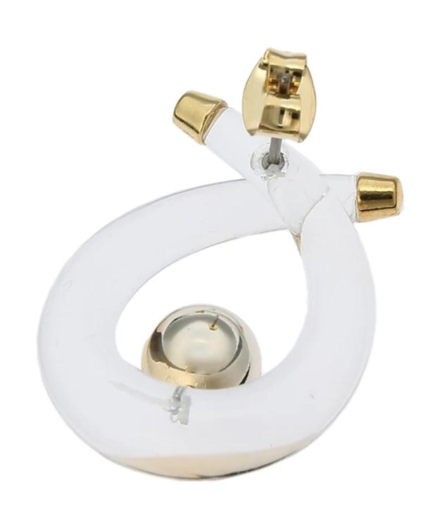 Green Parks ・ＨＡＬＦ　ＴＩＭＥ　クリアサークルピアス Clear