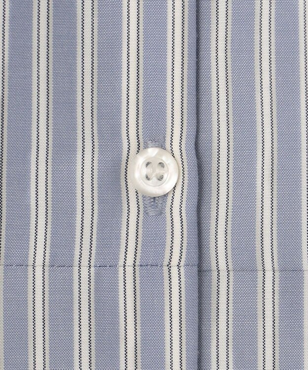 ANY SIS 【UVカット】2WAYレディ シャツ ワンピース ブルーストライプ