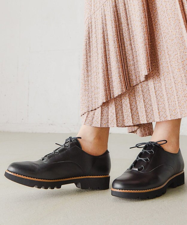 ASICS WALKING ペダラ ソフトラギッド レディース 3E 3.0cmヒール ブラック系